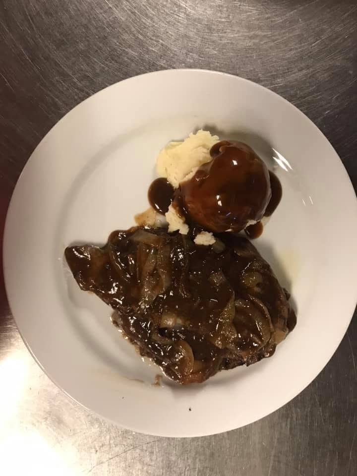 Liver & onions at Johnny Dee’s Lounge